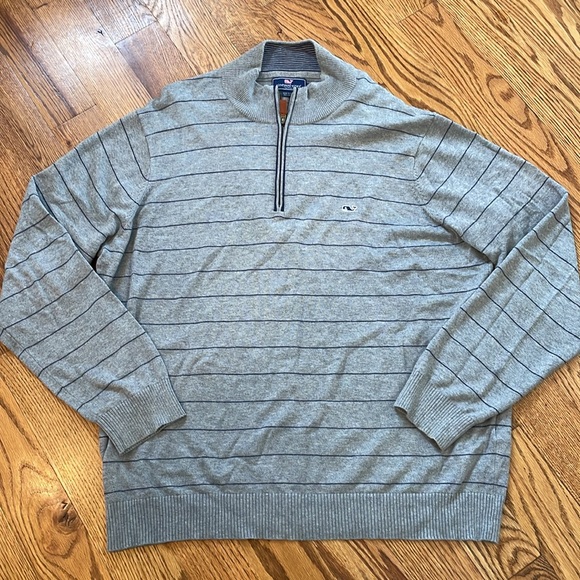Men’s Vineyard Vines Quarter Zip Sweater. Size XL. Like New Condition. - Picture 2 of 11